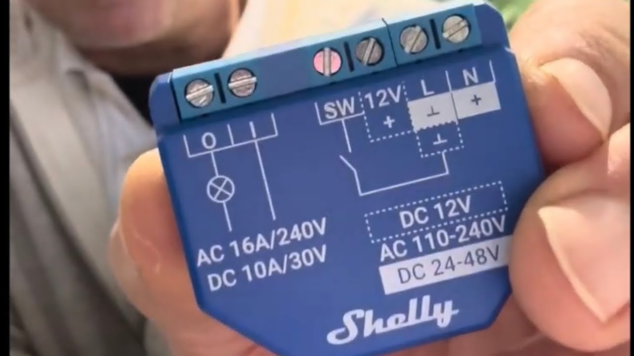 Установка и настройка коммутатора Wi-Fi Shelly 1 Plus