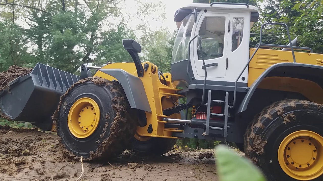 rc4wd Earth Mover Radlader erster Test Gelände Offroad Teil 1