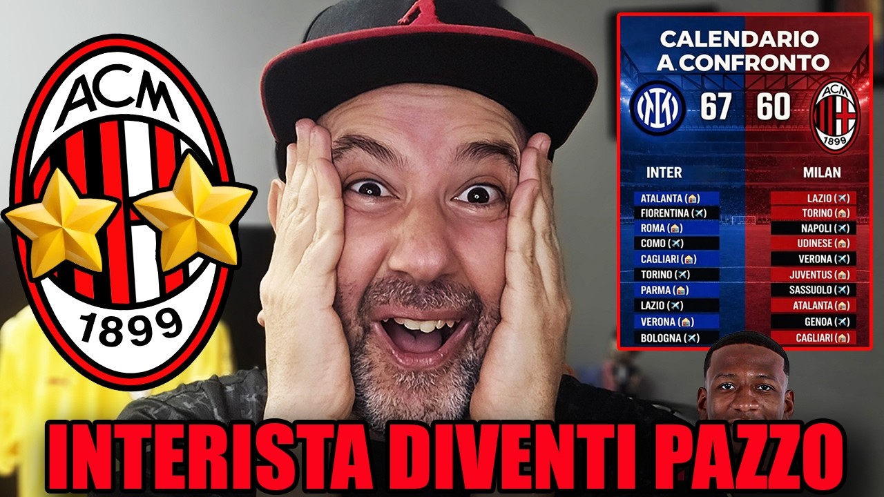 GLI INTERISTI STANNO IMPAZZENDO || CALENDARIO MILAN vs INTER a CONFRONTO || MILAN CAMPIONE D'ITALIA?