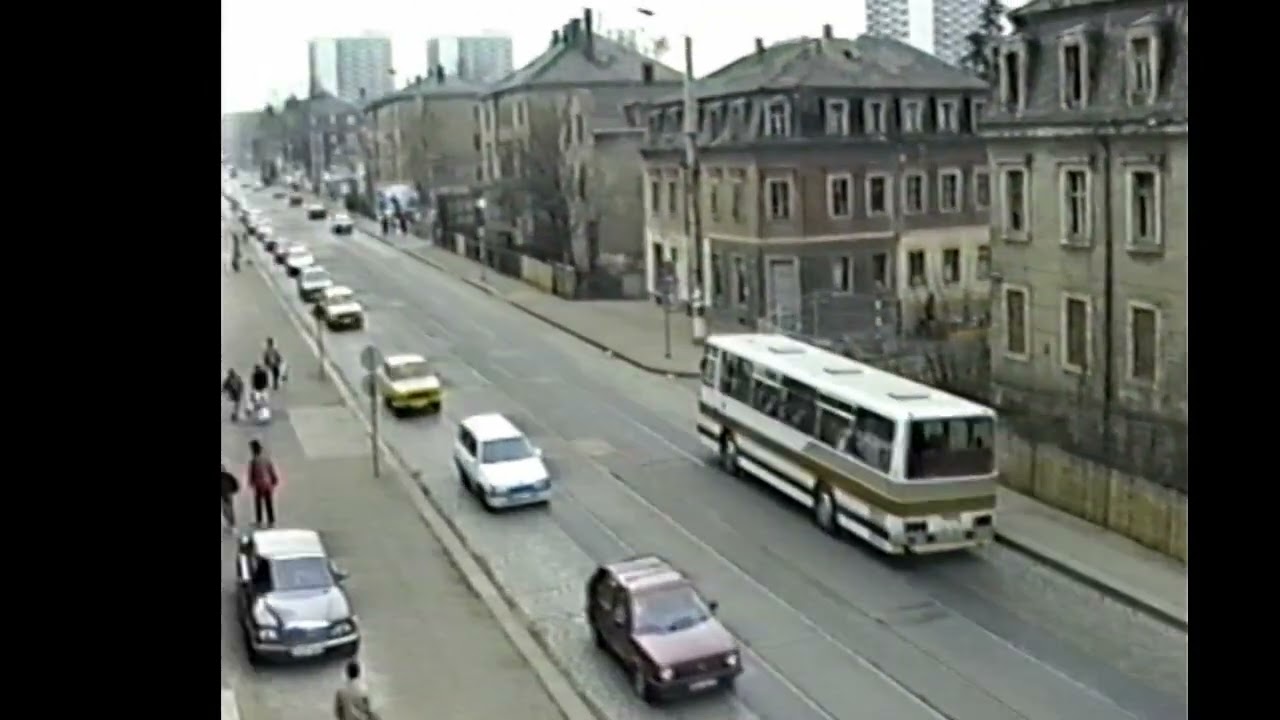 Dresden-Kesselsdorfer Strasse im März 1991