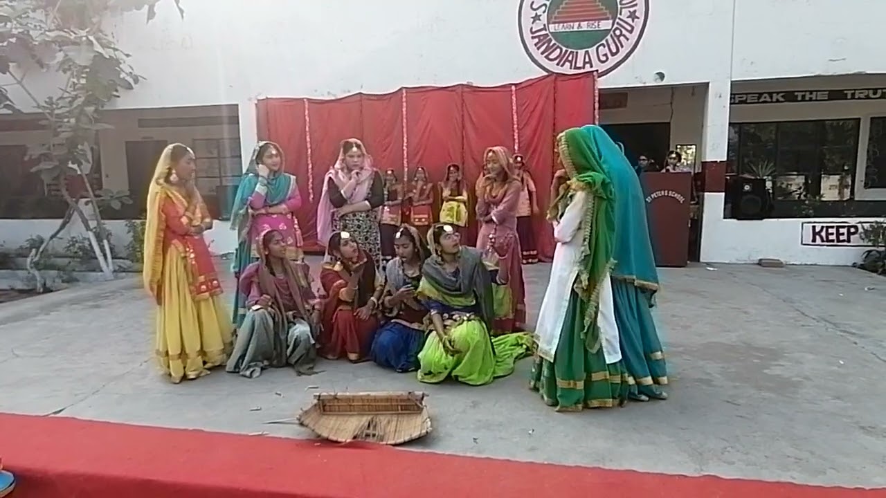 No 3  video Inter House giddha competition in St .peter school