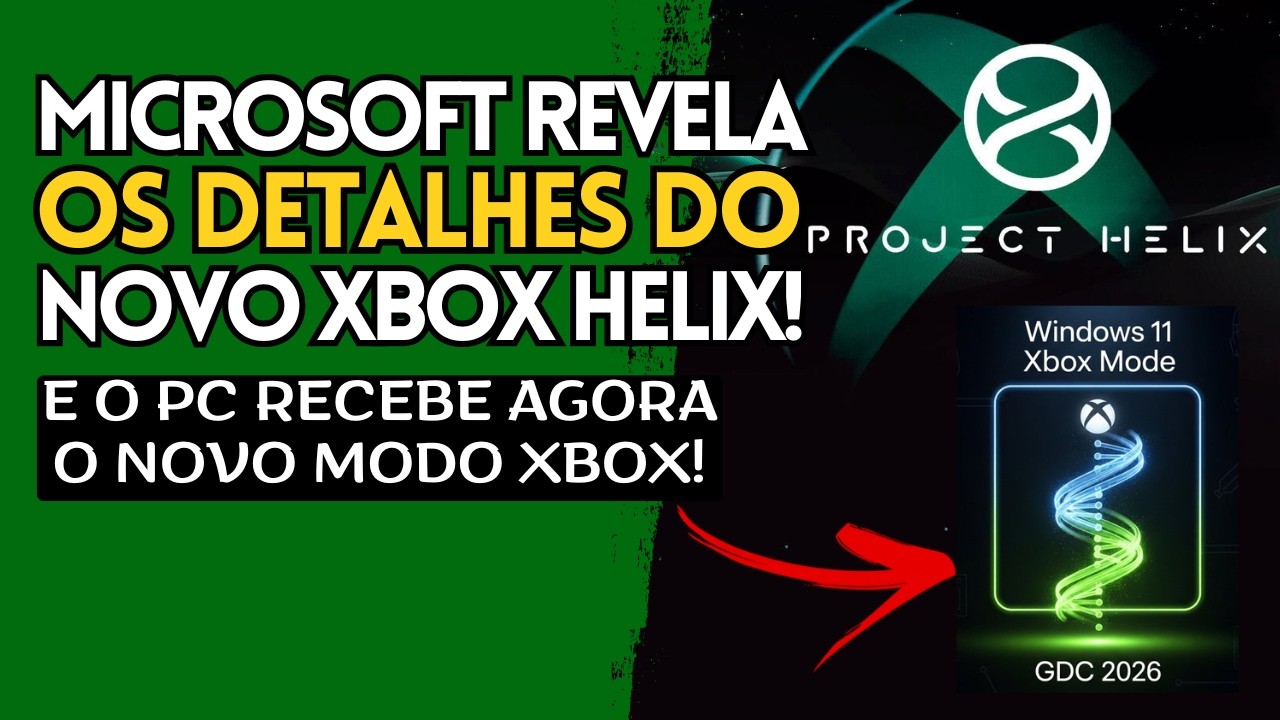 É OFICIAL! Microsoft Revela NOVOS DETALHES do XBOX HELIX e o PC Recebe o MODO XBOX!