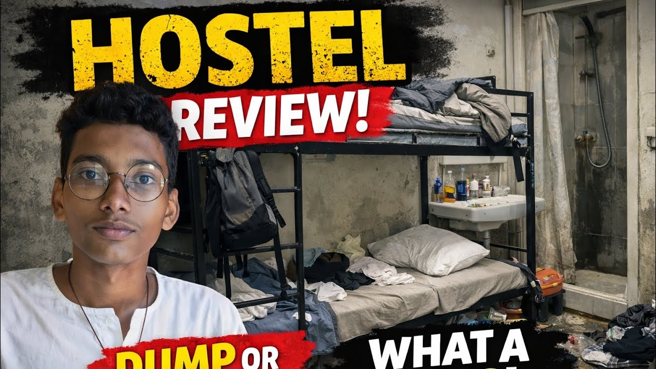 HOSTEL REVIEW VIDEO BHUBANESWAR TOMMANDO #vlog