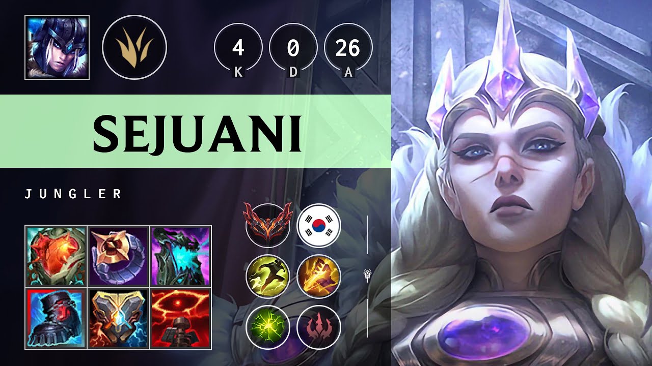 Sejuani Jungle vs Pantheon - KR Grandmaster Patch 25.10