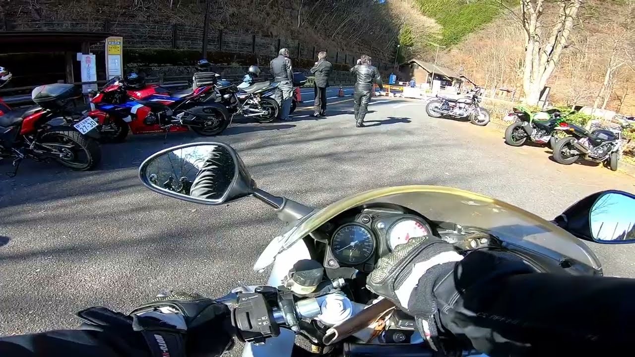 【ASMR】奥多摩周遊道路をVTR1000Fで走る　テルミニョーニの重低音