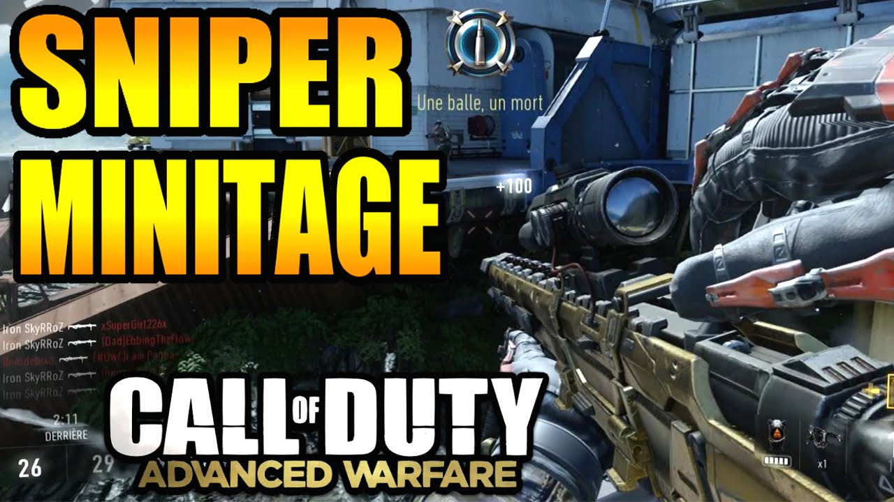 Sniper Minitage #9 | Advanced Warfare | Iron SkyRRoZ