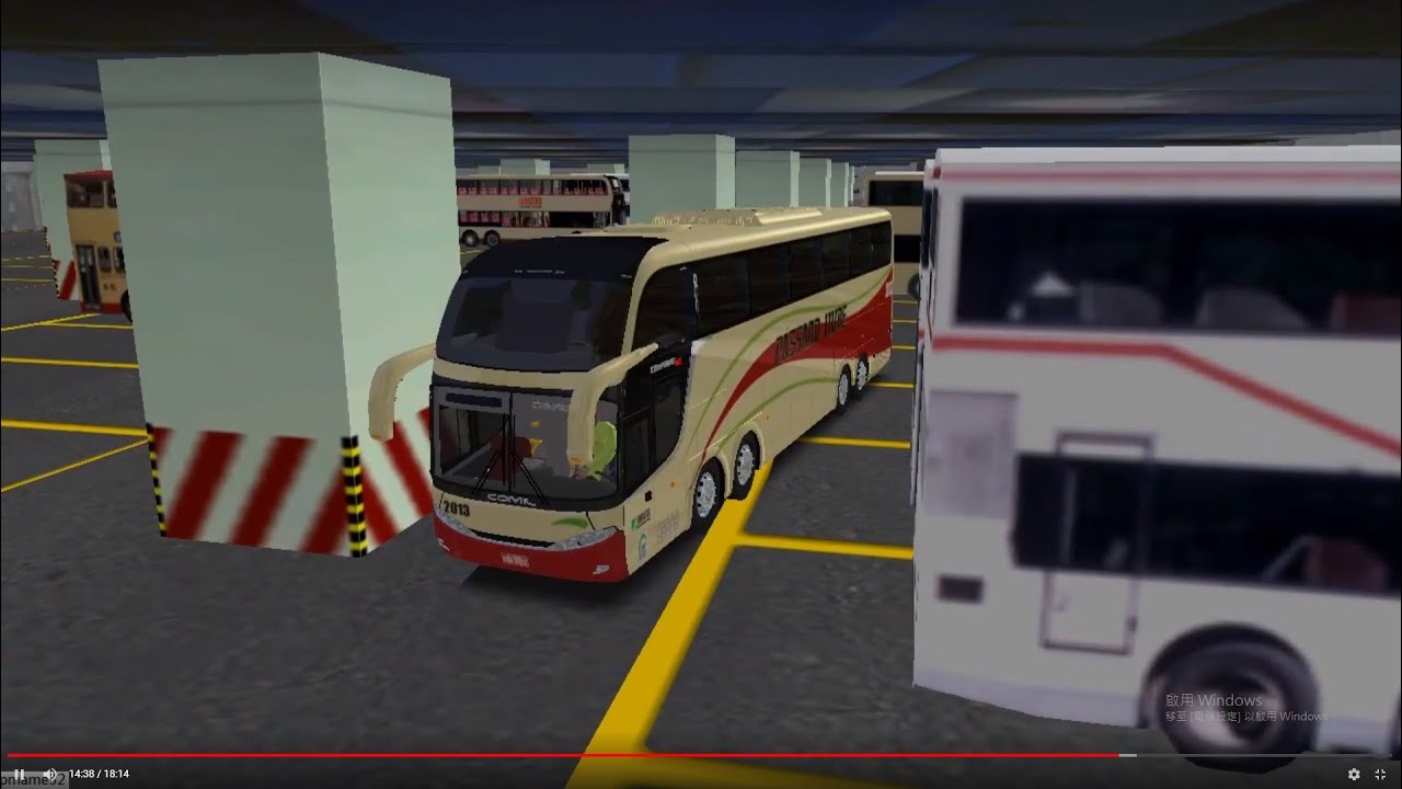 Omsi 2 tour (1688) Comil Paradiso G7 LD 1600 8×2 @ Hong Kong Shatin bus Depot 九巴沙田車廠