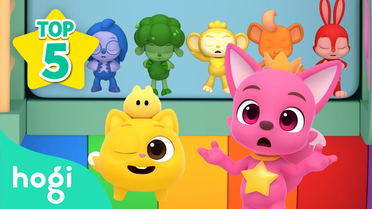 [👍🏻BEST5] Hogi and Ninimo's Jingle Play + Rolling Down the Bunk Bed Slide + More｜Hogi Pinkfong