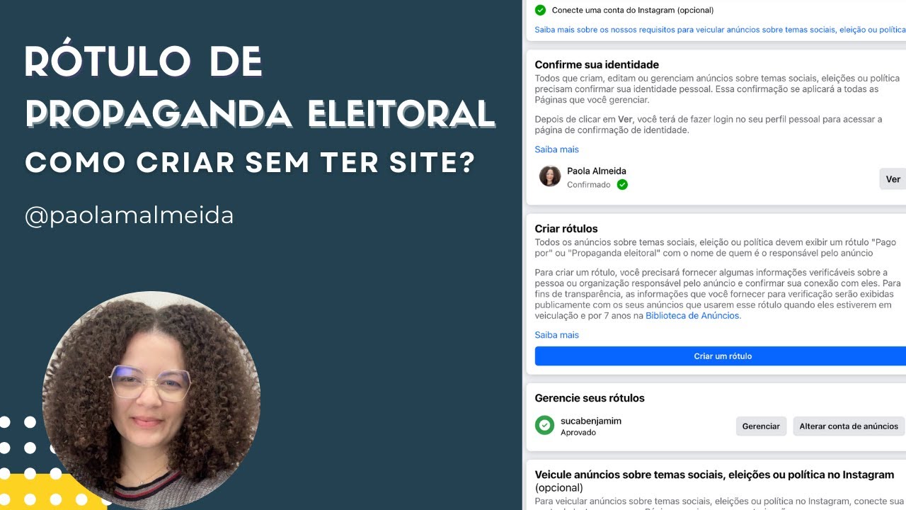 Como Criar R&oacute;tulo de Propaganda Eleitoral INCLUSIVE SEM TER UM SITE?
