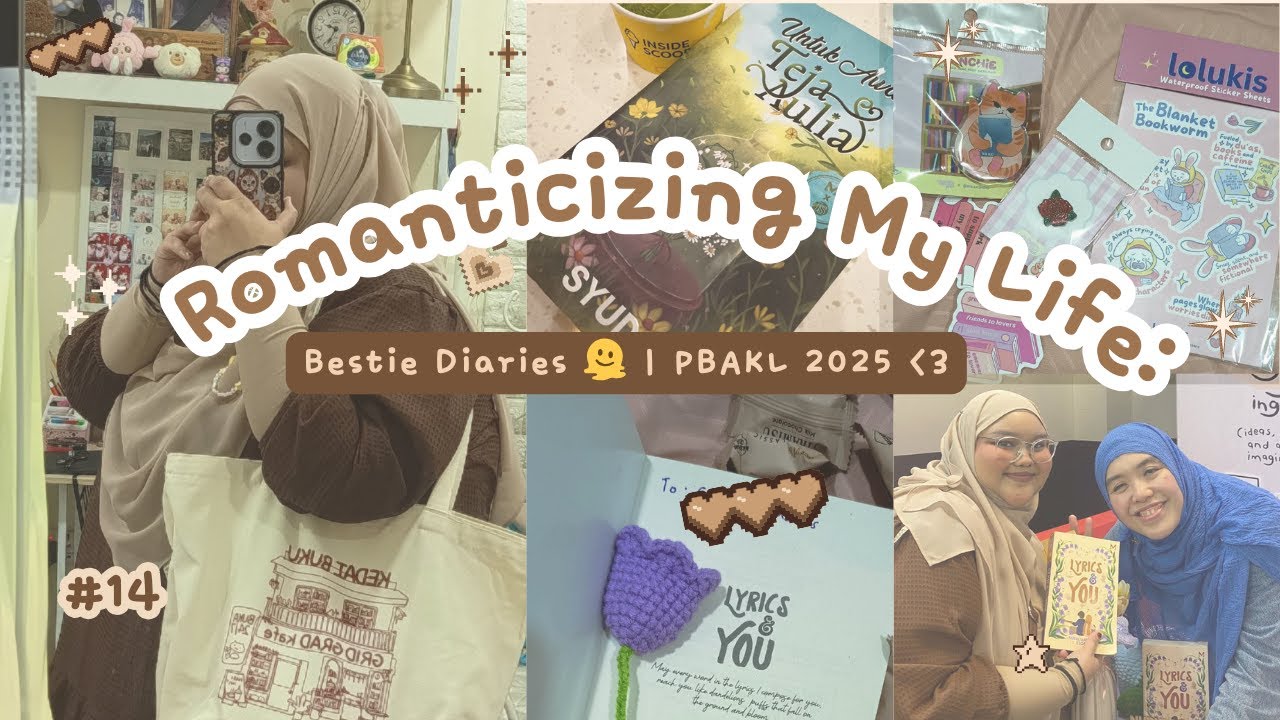 PBAKL 2025 Vlog + Book and Book Merch Haul ✨