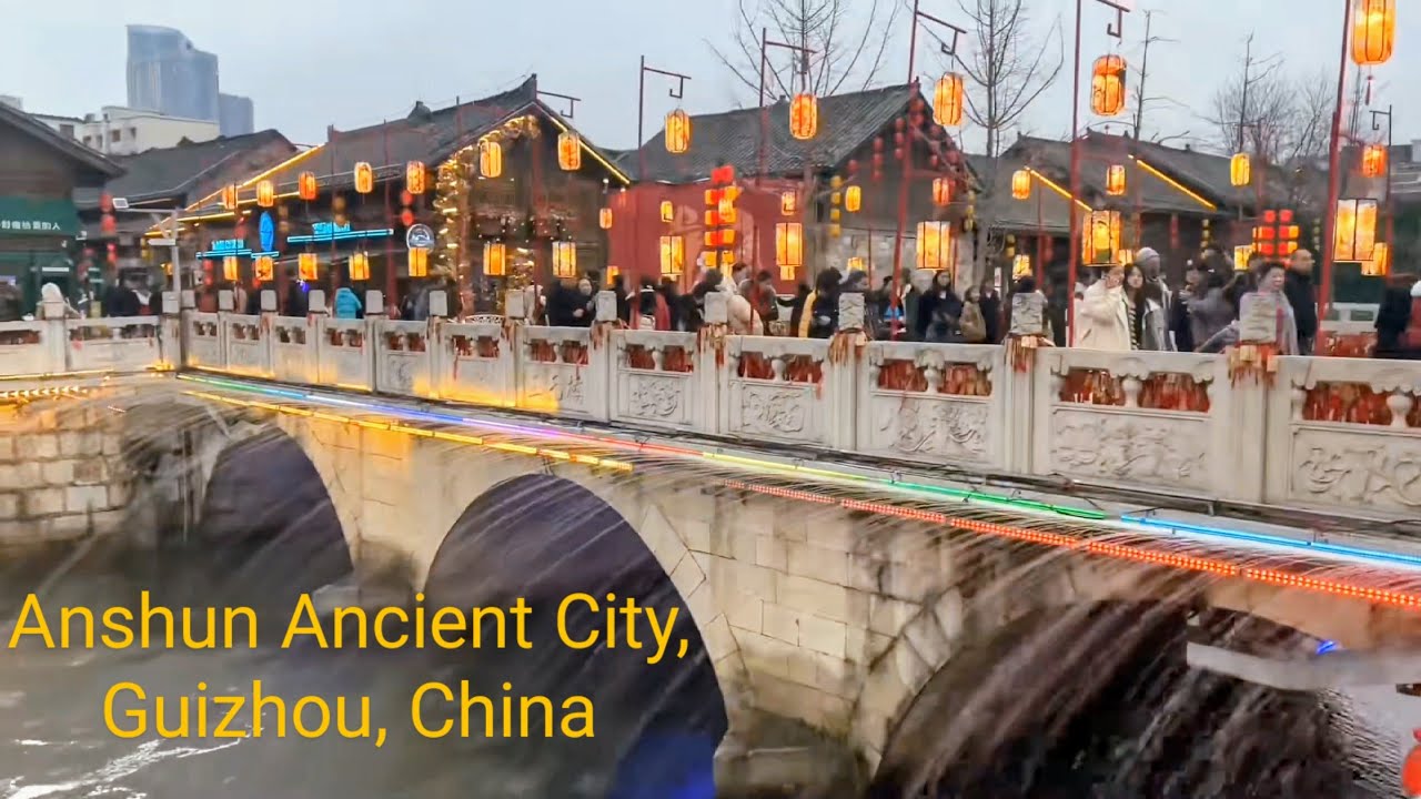 Ancient City of Anshun, Guizhou, China. Taken in February 2024 #china 
