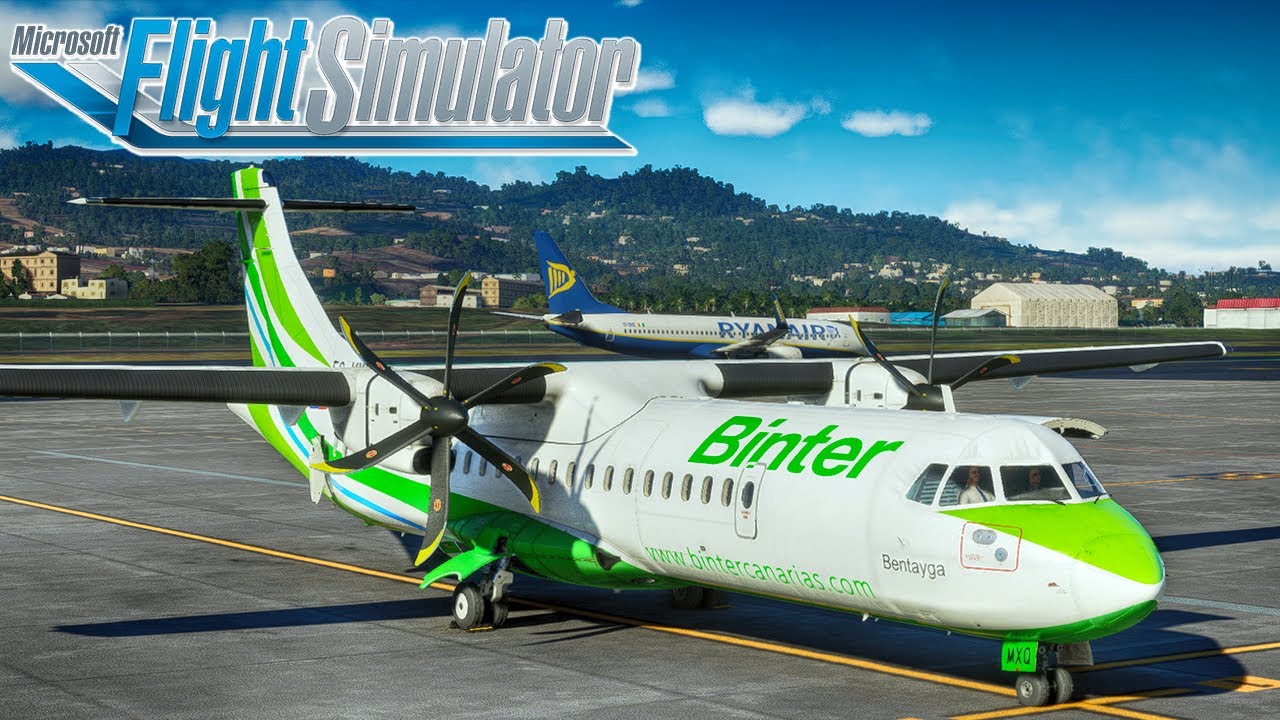 MICROSOFT FLIGHT SIMULATOR // BINTER ATR72 TENERIFE-LA PALMA