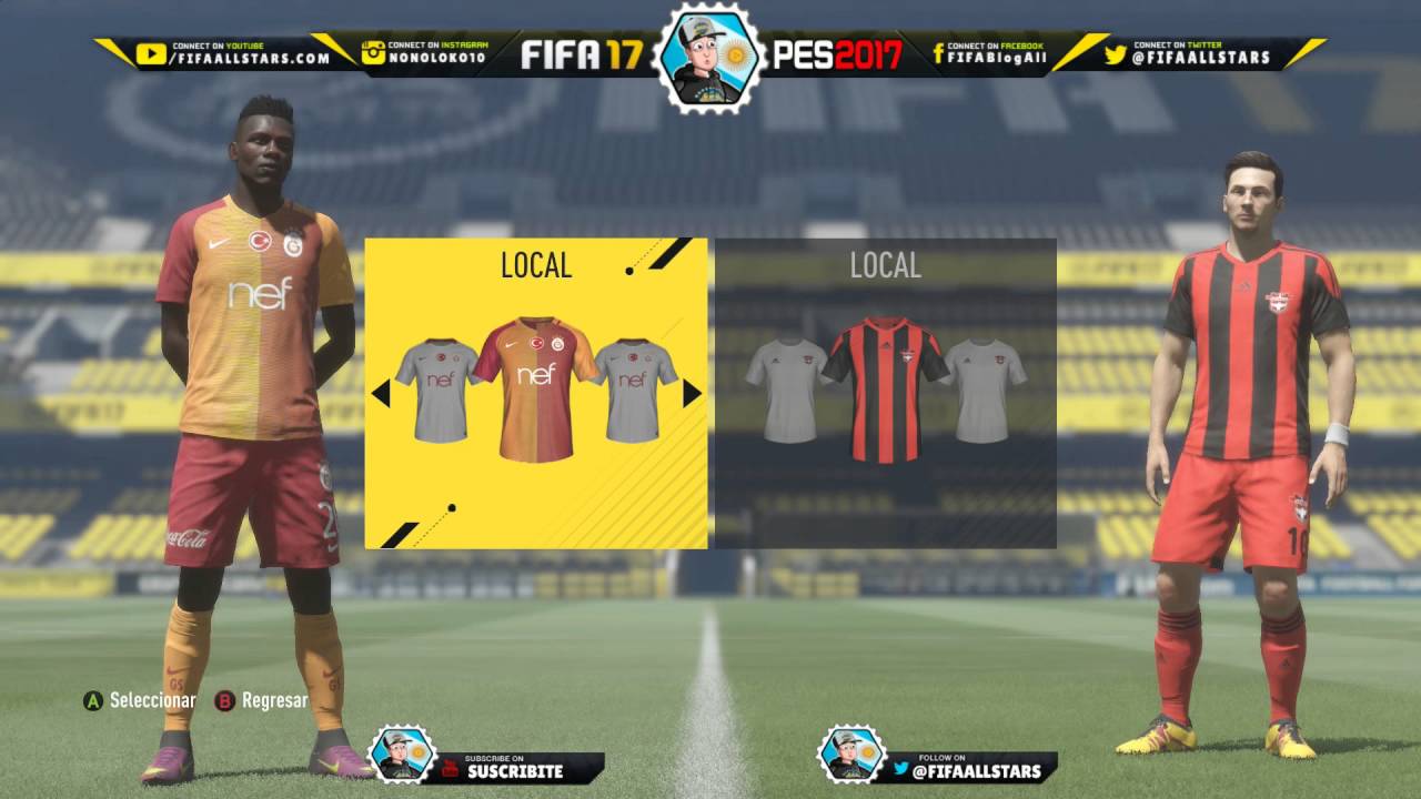 FIFA 17 Super Lig Turkey Kits & Ratings