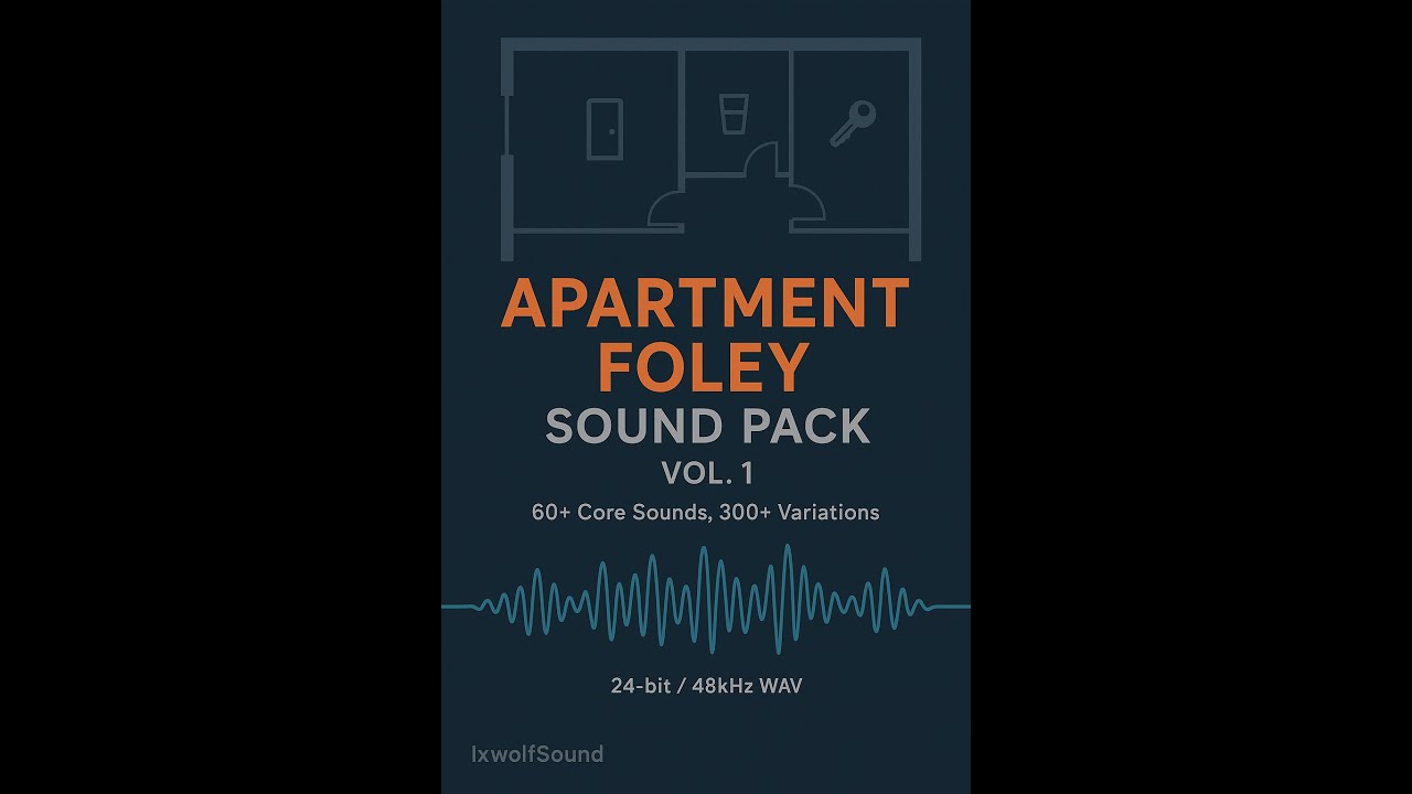 Realistic Apartment Foley Sound Library  vol.1