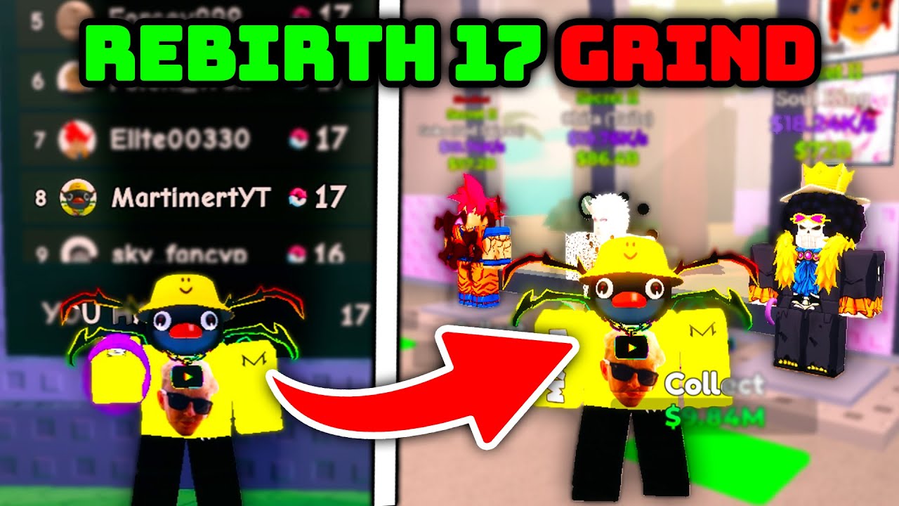 REBIRTH 17 Grind — это просто БЕЗУМИЕ в Steal an Anime (Roblox)