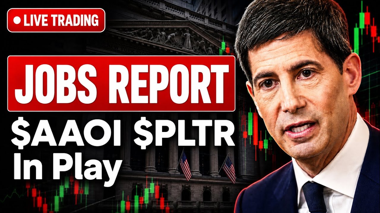 Stock Rally Continues? $AAOI, $SOXL Surge 📈 Live Trading Stock Market Today $SPY $QQQ $ES $NQ