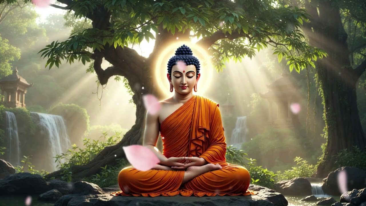 10 Min Bodhi Tree Zen: Golden Sunlight Meditation & Forest Nature Sounds 🧘‍♂️🌳☀️ | Pure Zen Library