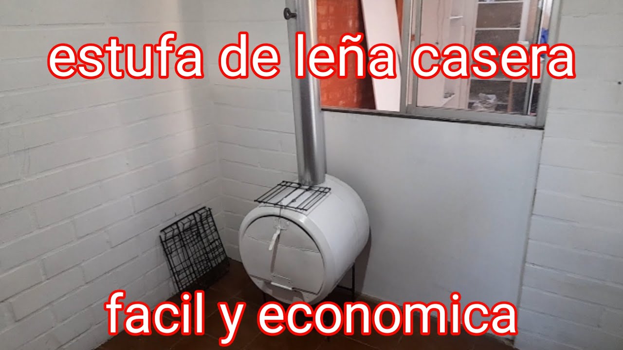 Estufa de leña casera