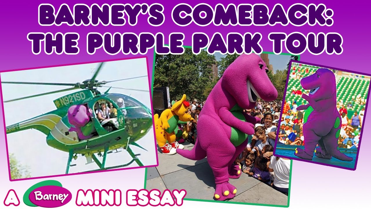 История тура Barney's Purple Park (видеоэссе)