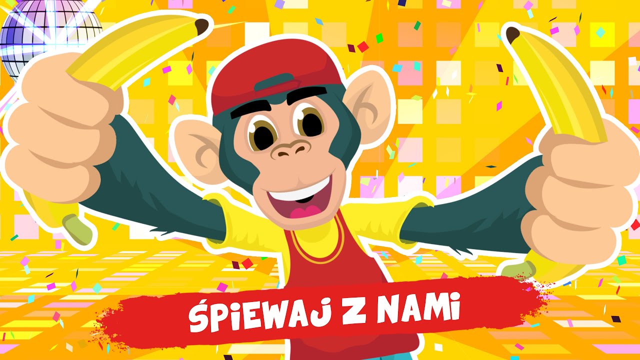 Śpiewaj z nami - Małpa ma banana - Śpiewające Brzdące 😄😄😄