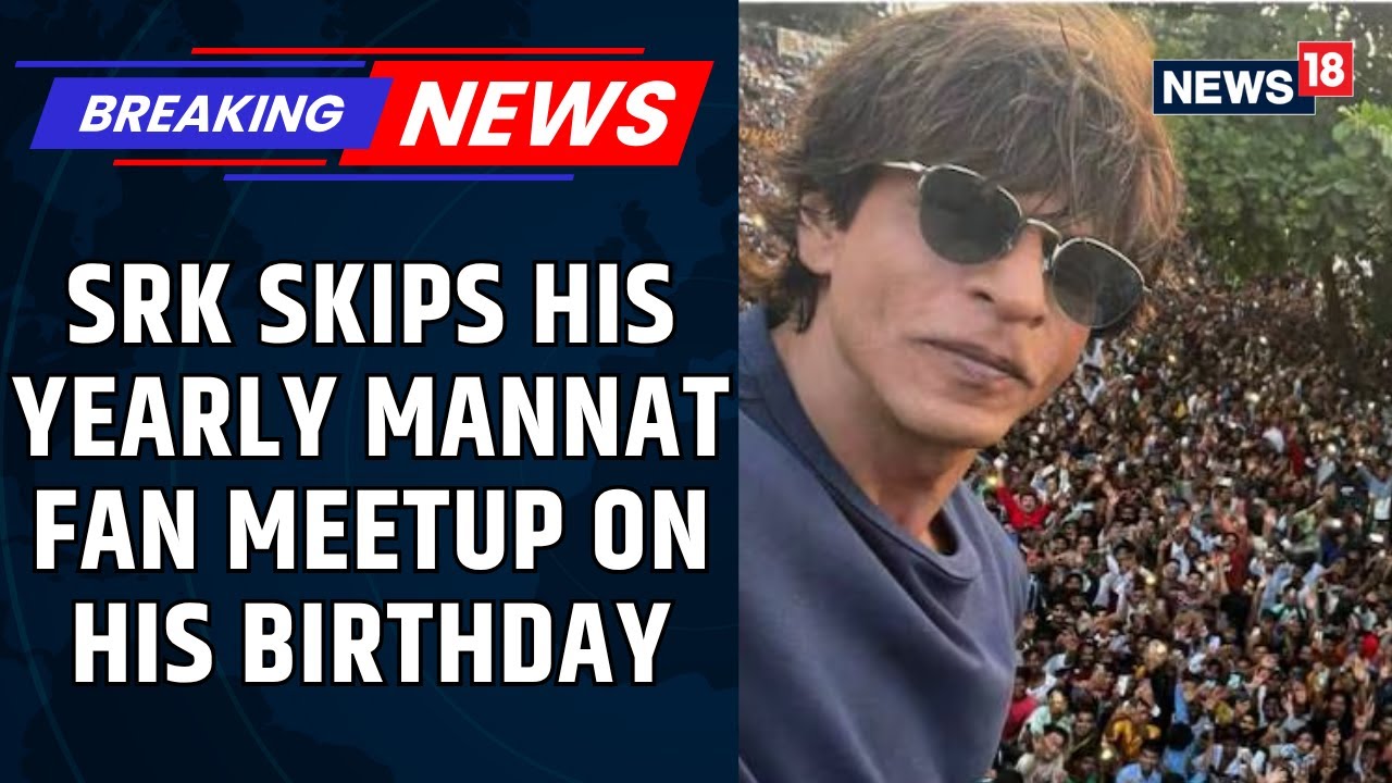 Shah Rukh Khan Not To Greet Fans At Mannat This Year On His Birthday, Apologises To People
