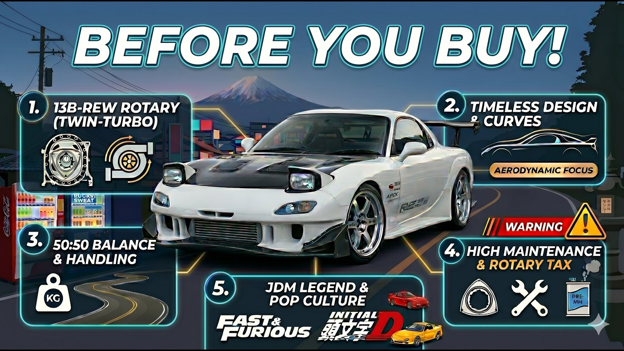 TOP 5 Things you NEED to KNOW about the FD RX7!