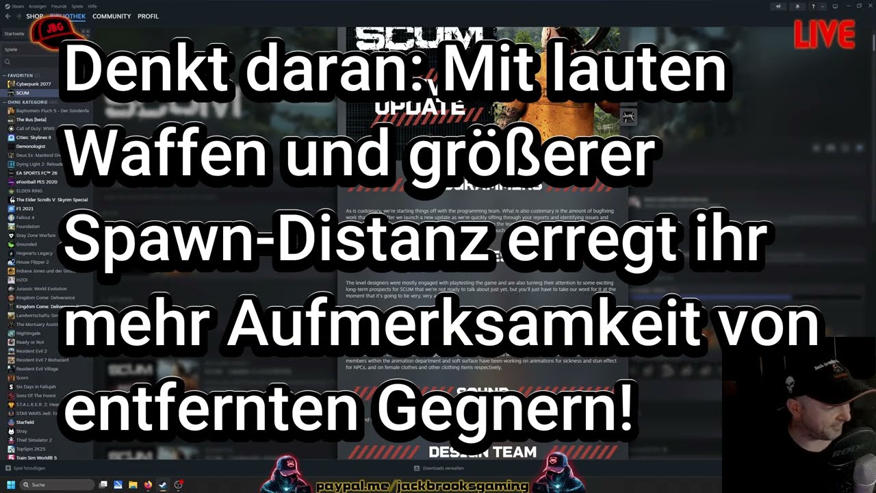 SCUM | Gamepires erkl&auml;rt die Spawn-Distanz-Einstellungen!