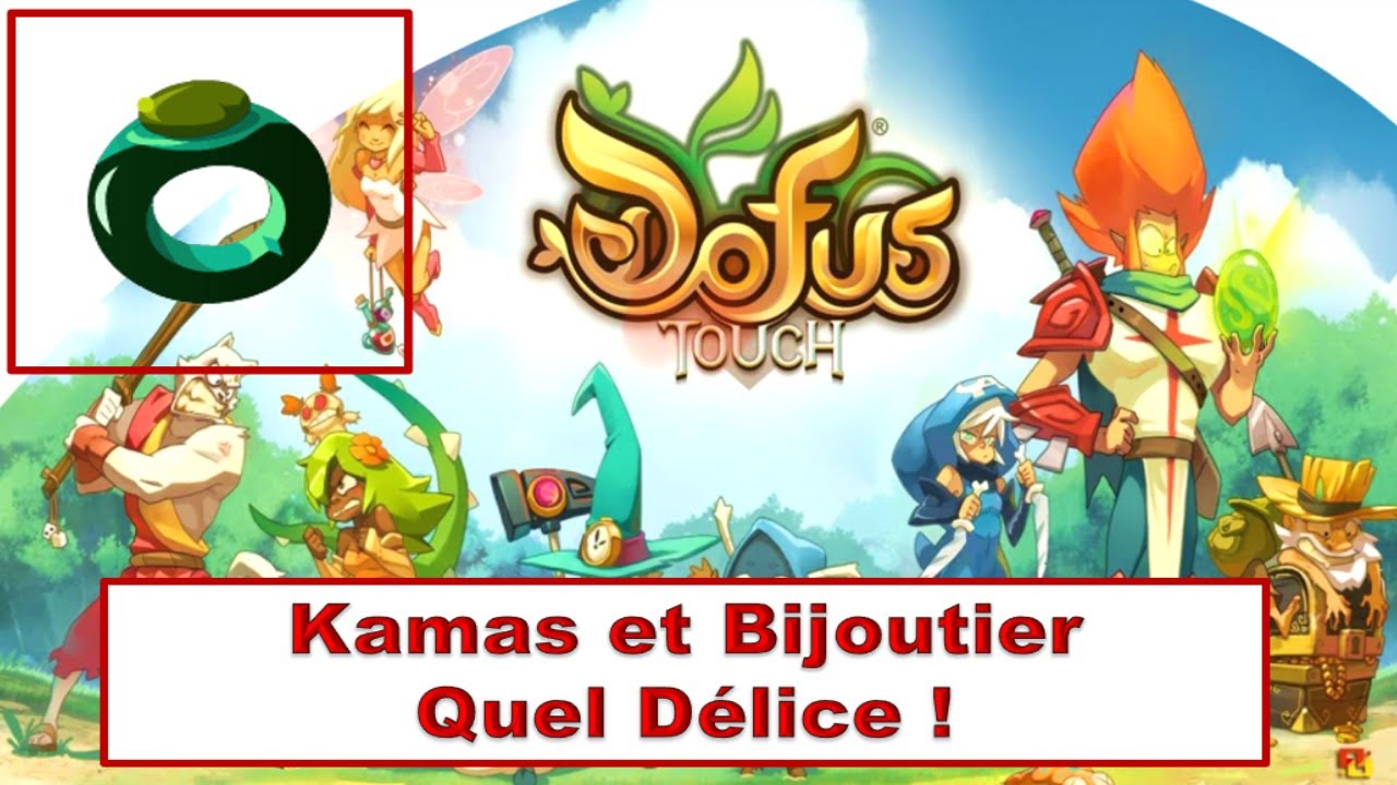 DES KAMAS FACILE AVEC BIJOUTIER RIEN QU'EN FARMANT DES RUNES ! DOFUS TOUCH !!