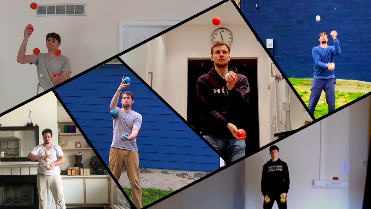 Multilevel Jugglers - Juggling at Different Hand Heights