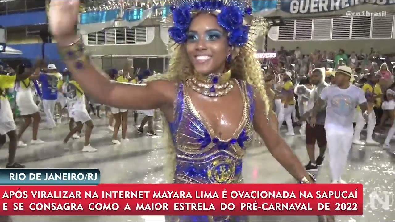 Mayara Lima no Ensaio Técnico da Paraíso do Tuiuti em 2022
