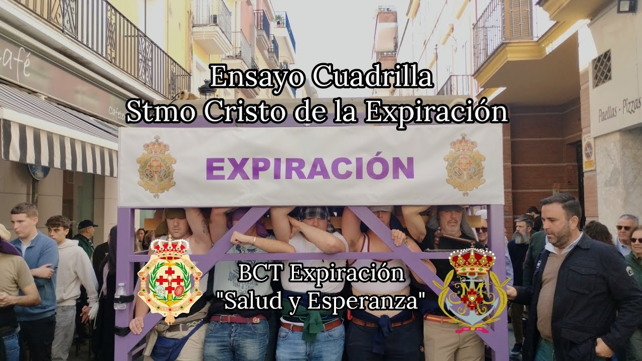 Ensayo Cuadrilla Stmo Cristo de la Expiración con la BCT Expiración 