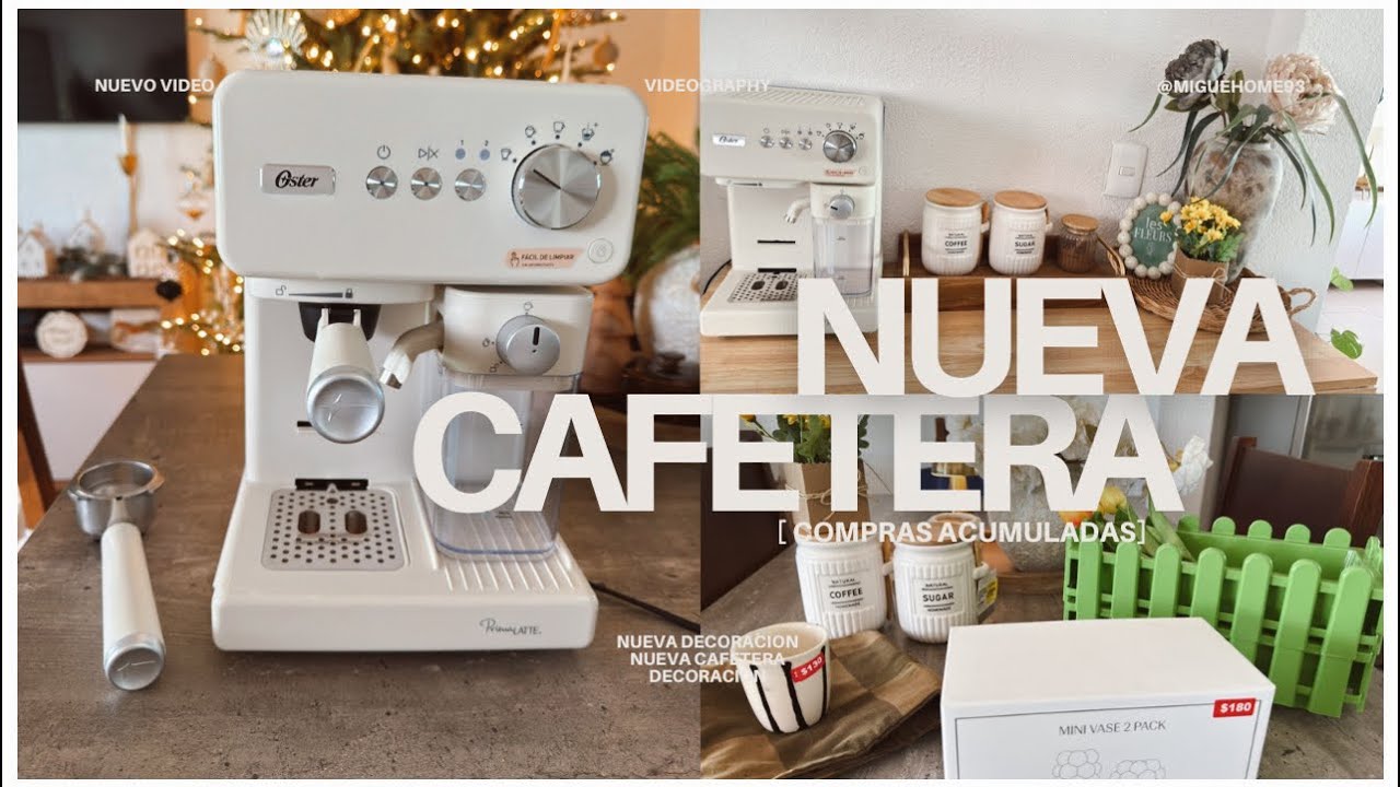 NUEVA CAFETERA 🤎 HAUL DE COMPRAS ACUMULADAS Y MI ESTACIÓN DE CAFÉ ✨