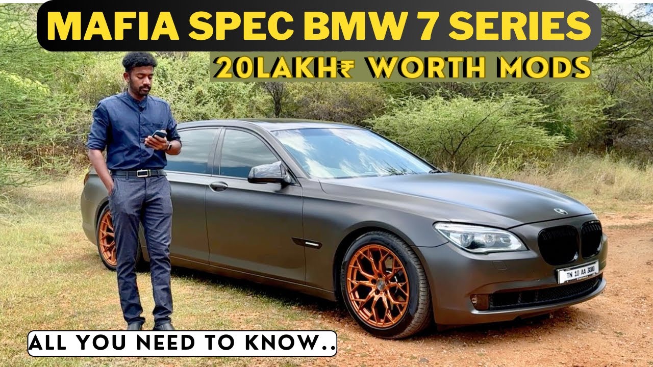 Mafia Spec BMW 7 series,தமிழ் Review,20L ₹ Worth Insane Modifications 🥵
