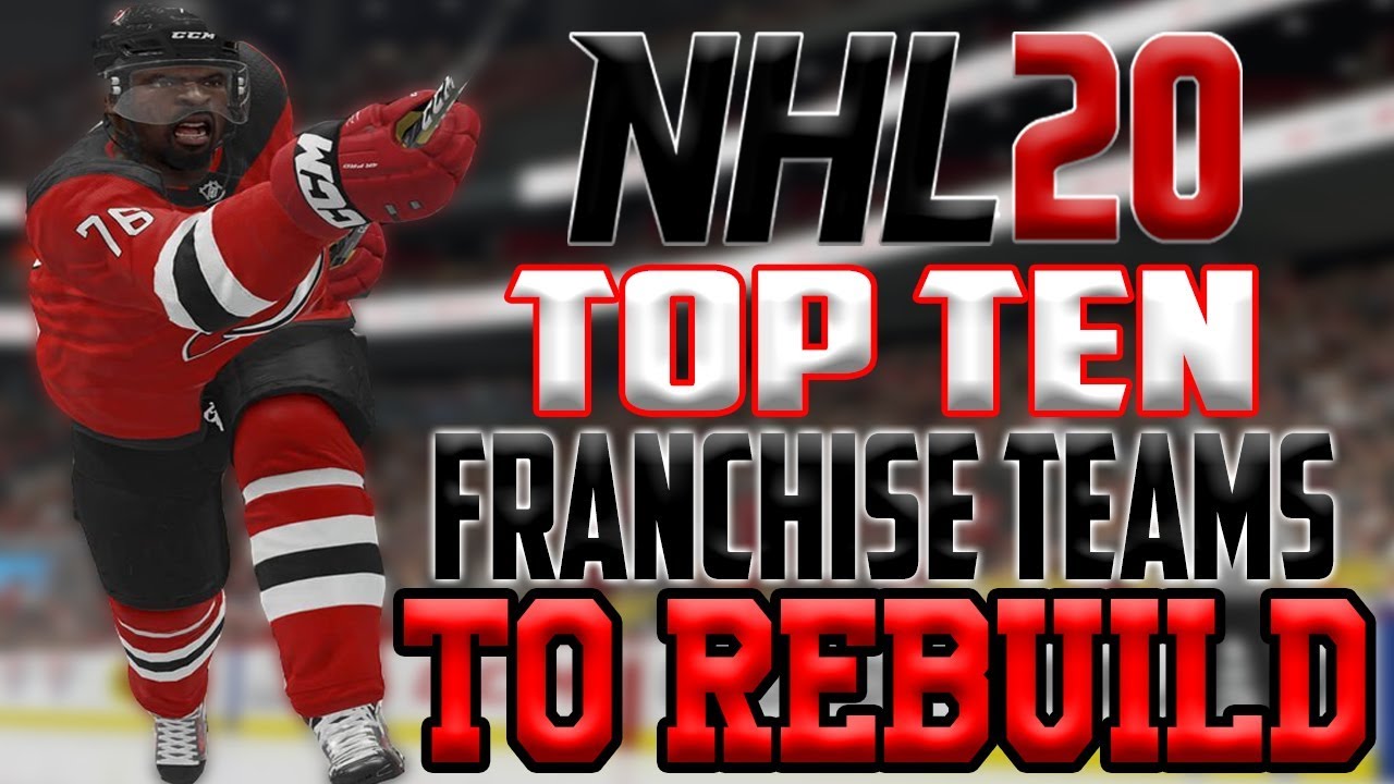 Top Ten Teams to Use and Rebuild in NHL 20 Franchise Mode