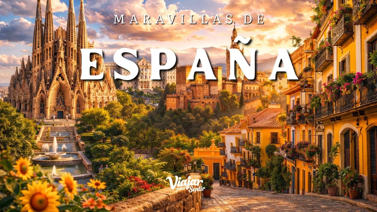 Maravillas de España | Los 5 lugares más hermosos de España | Video de viaje en 4K