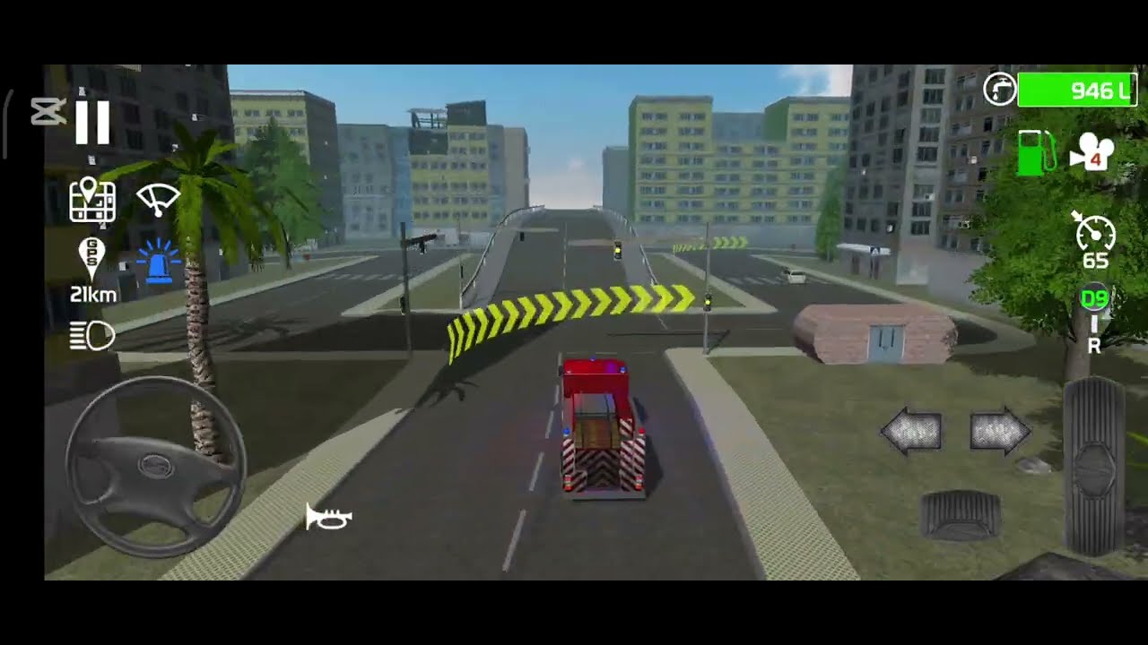 Fire Engine simulator game play for android - skisosoft games