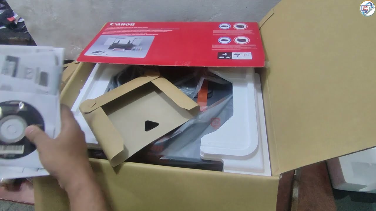 Распаковка и быстрая настройка принтера Canon PIXMA G3410: полное руководство по простой установке.