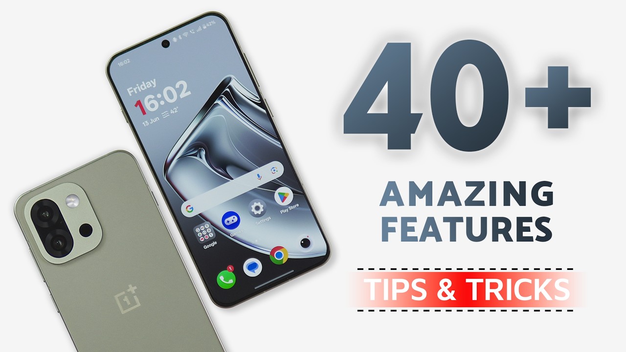 OnePlus 13S 5G Tips & Tricks | 40+ Special Features - TechRJ