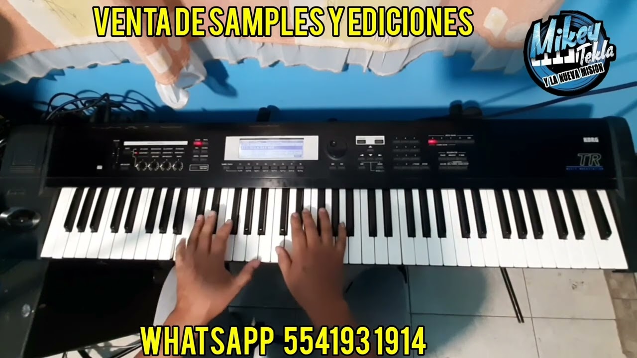 Venta de samples y ediciones sonideras y versatiles 2024.  Para korg tr.