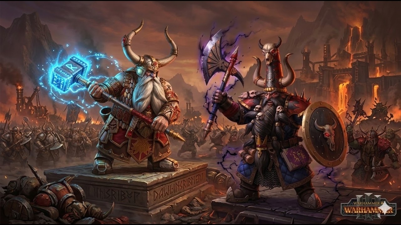 Thorek’s Runic Wrath vs. The Chaos Dwarves Industry! | One Grudge too Far! | Total War: Warhammer 3
