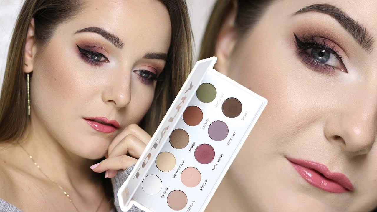 ⭐️ MAKIJAŻ PALETĄ GLAMBOX TOTALNY MAT ⭐️| Milena Makeup