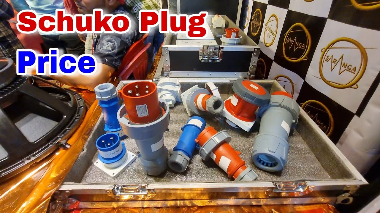 Schuko Plug 16Amp. to 125Amp. Price 🤔 Industrial Plug Socket All Range Price Dj Rock
