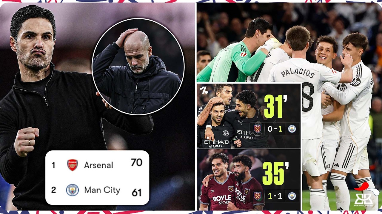 WEST HAM IHAGAMYE MAN CITY💥 | PEP YATOREJE KURI TELEFONE🤦‍♂️ | REAL MADRID ITANZE IBYISHIMO