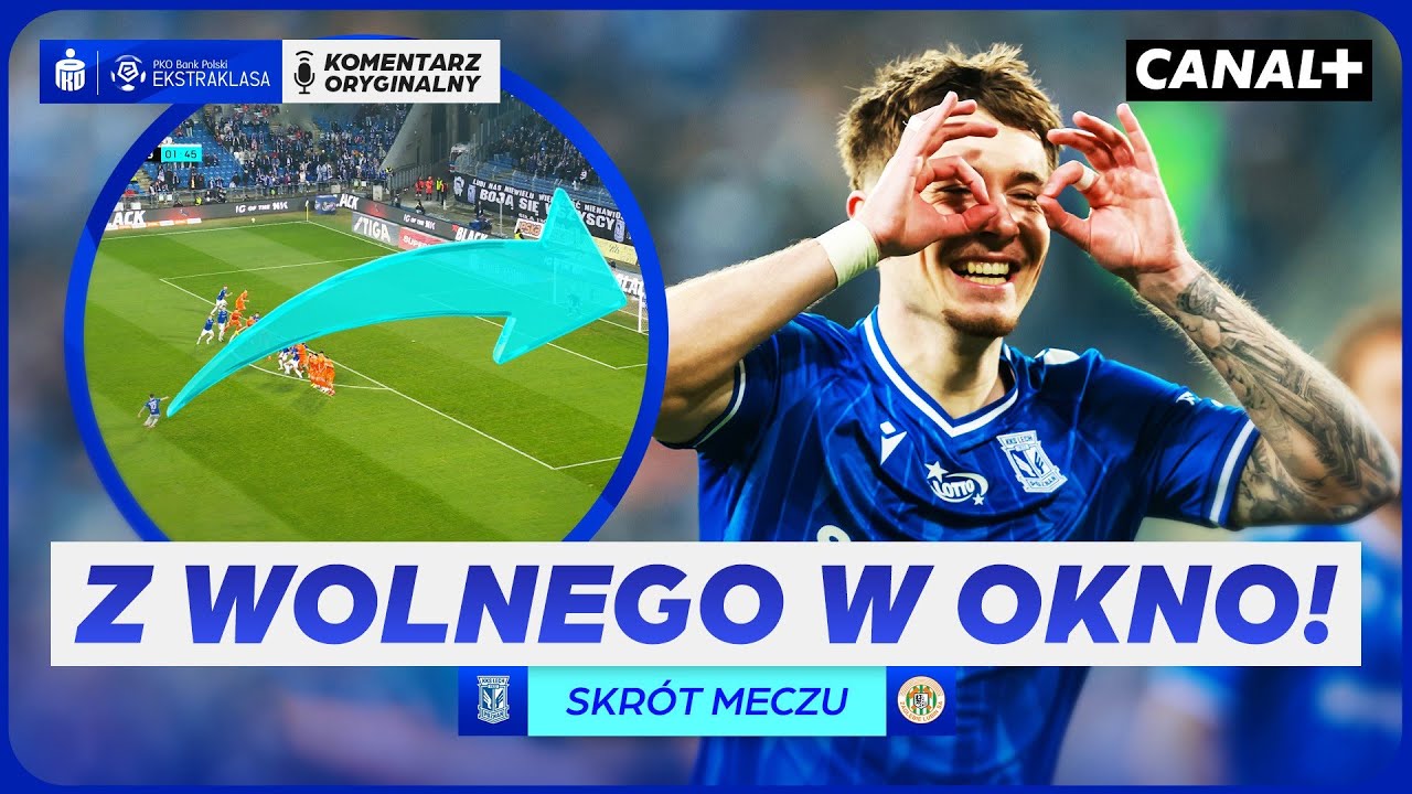 CUDOWNA BRAMKA! LIDER ZNÓW W POZNANIU! LECH - ZAGŁĘBIE, SKRÓT MECZU