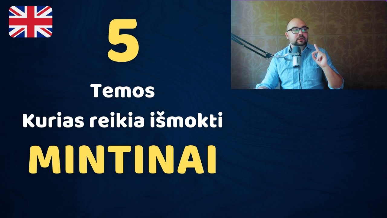 Anglų Kalbos Pamokos: 5 Dalykai, Kuriuos Privalėsite Išmokti Mintinai