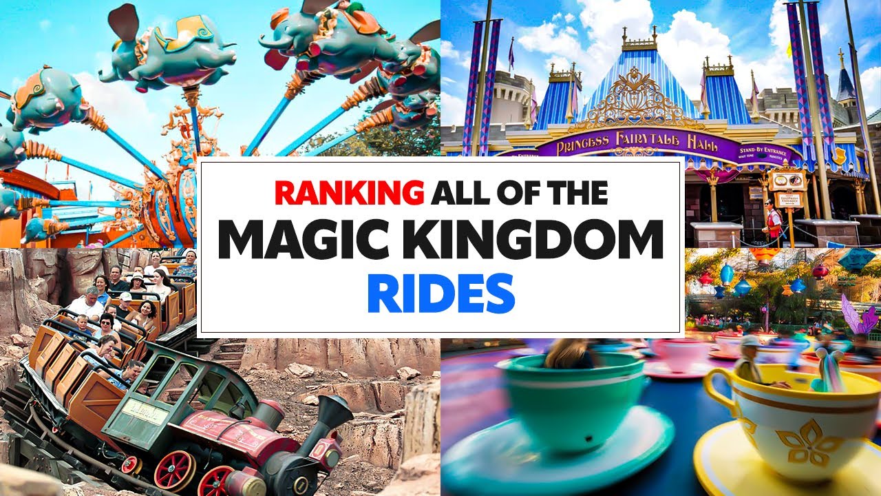 Ranking the BEST Rides at Magic Kingdom Park in Disney World!!