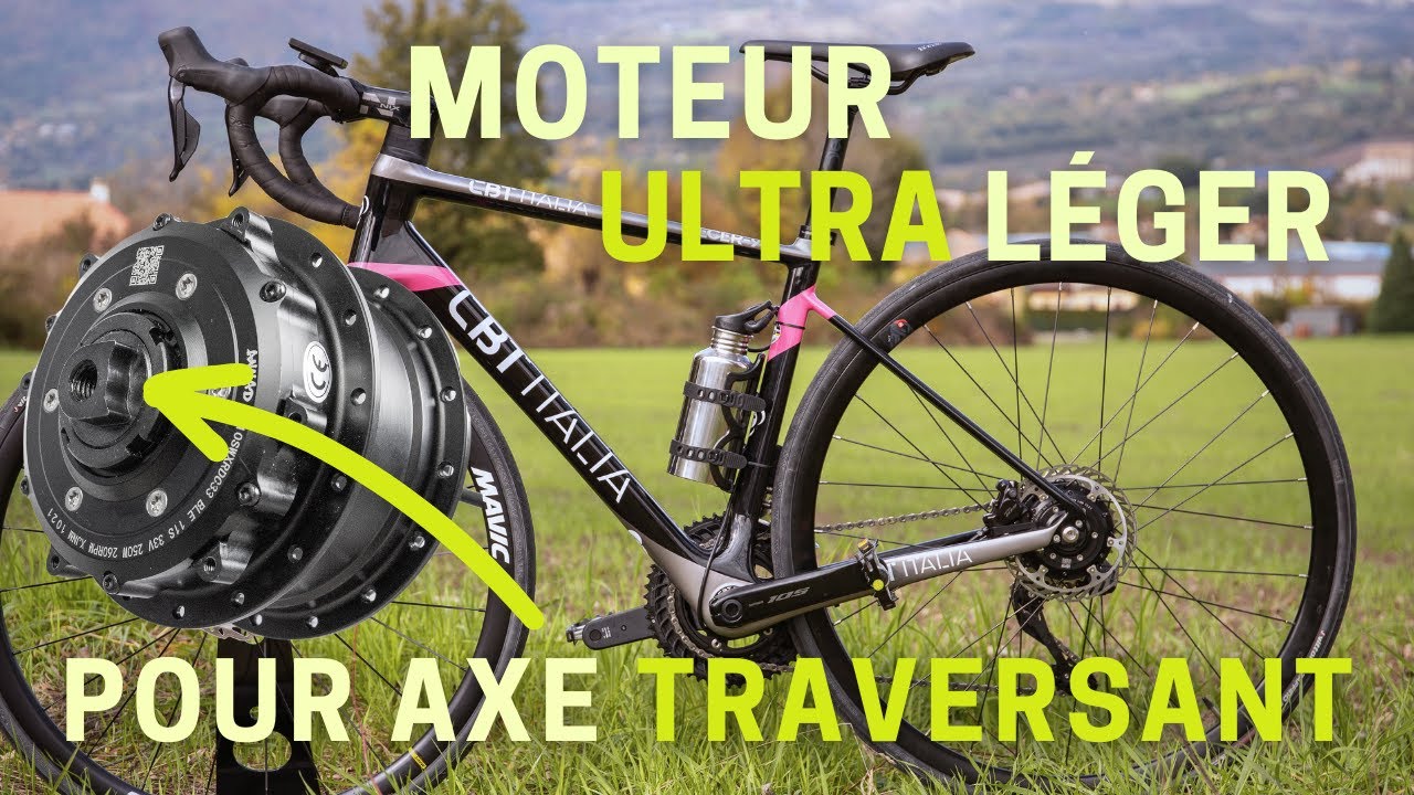 Kit électrique pour axe traversant : Montage d'un moteur Ultra traversant ANNAD