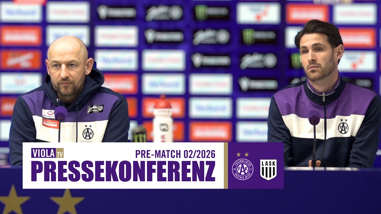 Live: PK vor Austria Wien - LASK (Stephan Helm, Samuel Şahin-Radlinger) (02/2026) #faklive #violatv
