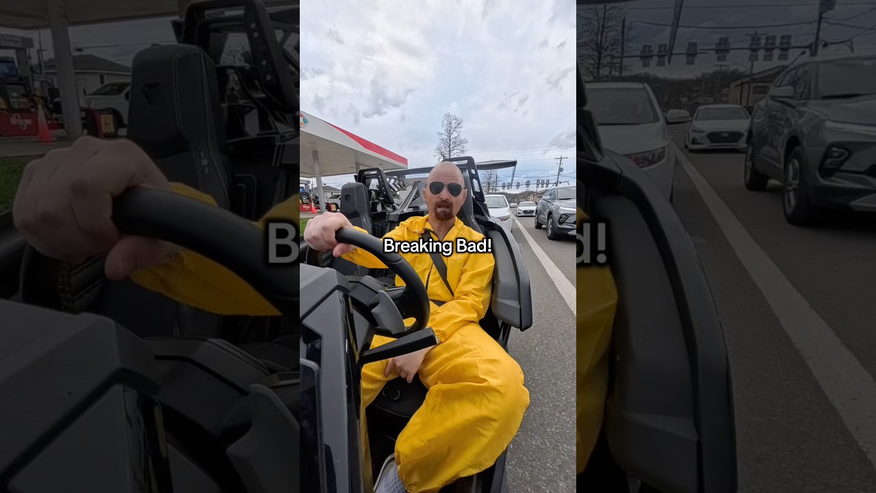 Он подумал, что я настоящий Уолтер Уайт 🤣 #смешно #байкерскаяжизнь