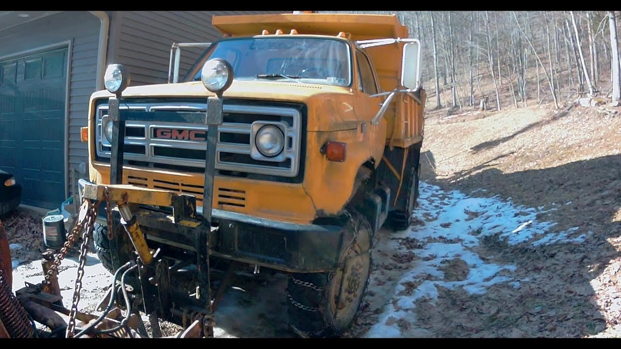 Cold Starting Old Equipment & Firewood - GMC C7000 & Case 580K - #3